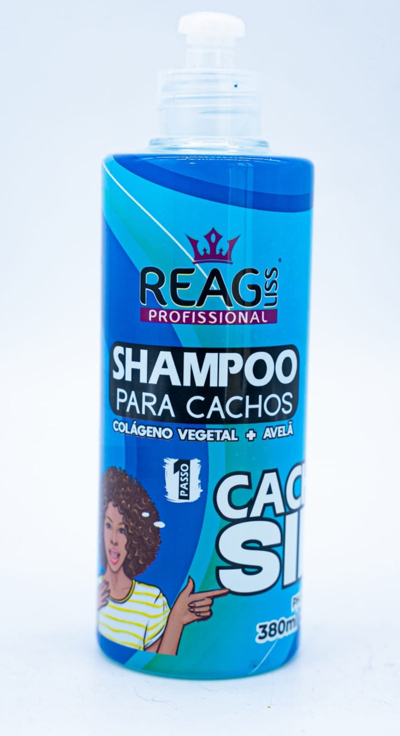 kit cachos sim shampoo mascara e modelador