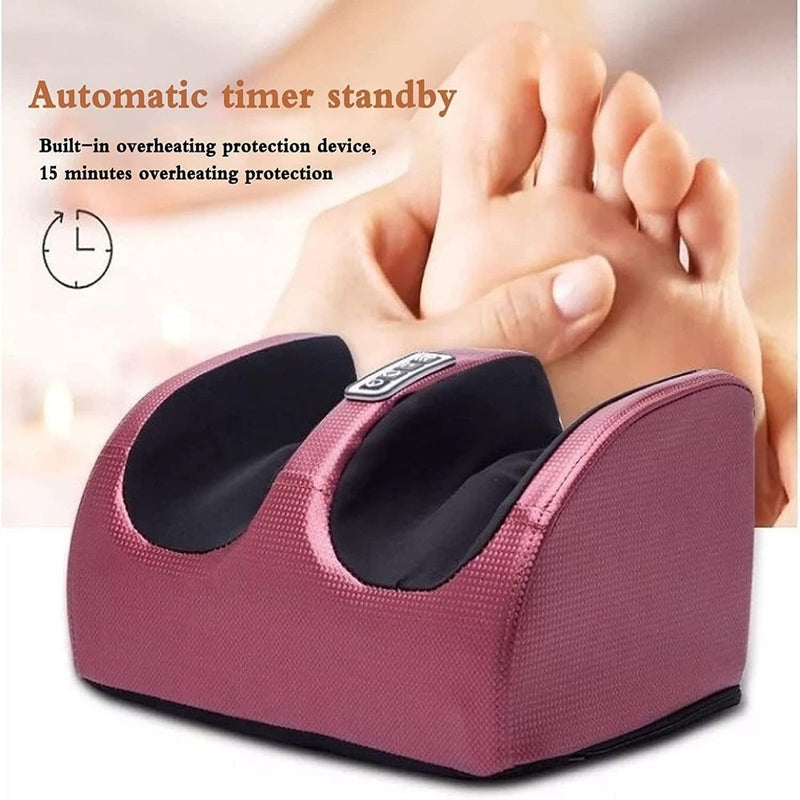 Massageador de Pés Com Aquecimento Relaxamento massageador de panturrilha com calor fasciíte plantar terapia