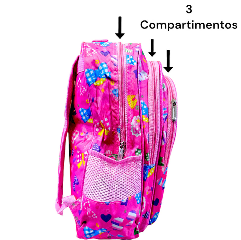 Mochila De Costas Minnie Menina Escolar Infantil