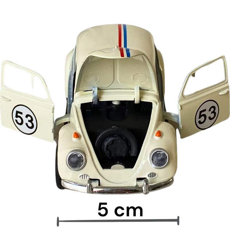 Fusca Herbie 53 Miniatura brinquedo presente