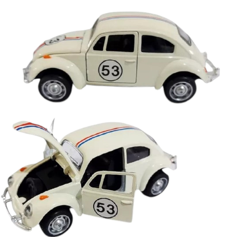 Fusca Herbie 53 Miniatura brinquedo presente