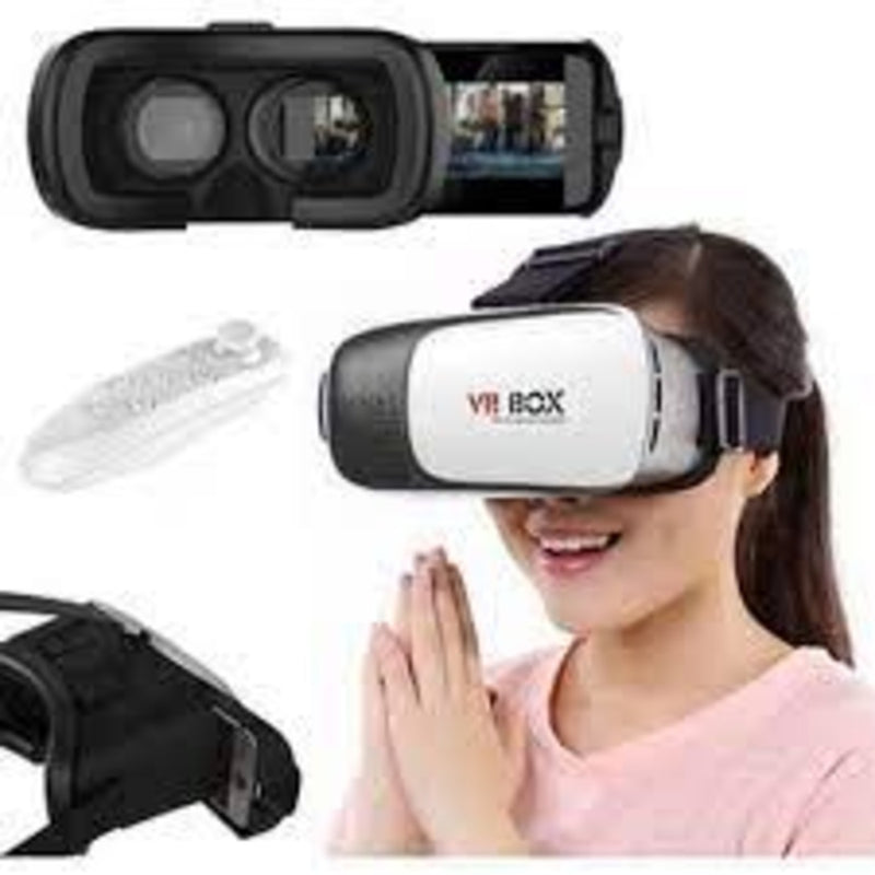 Oculos Realidade Virtual Cardboard 3d Rift + Controle Vr Box