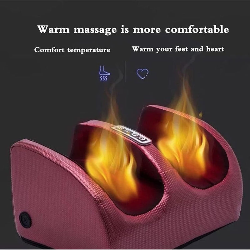 Massageador de Pés Com Aquecimento Relaxamento massageador de panturrilha com calor fasciíte plantar terapia