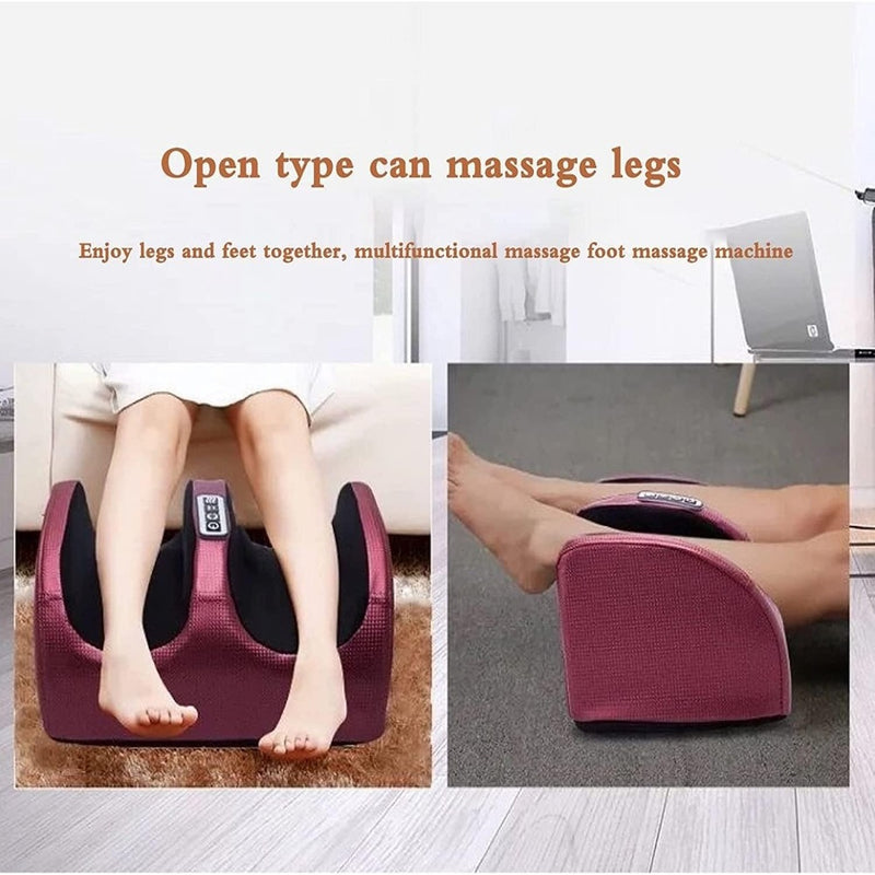 Massageador de Pés Com Aquecimento Relaxamento massageador de panturrilha com calor fasciíte plantar terapia