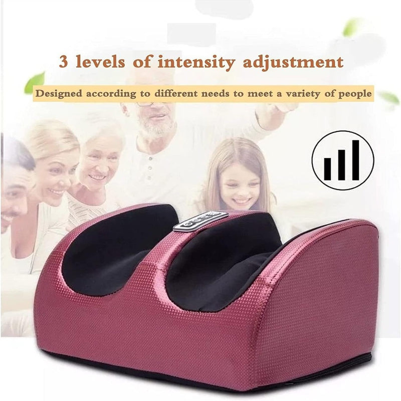 Massageador de Pés Com Aquecimento Relaxamento massageador de panturrilha com calor fasciíte plantar terapia