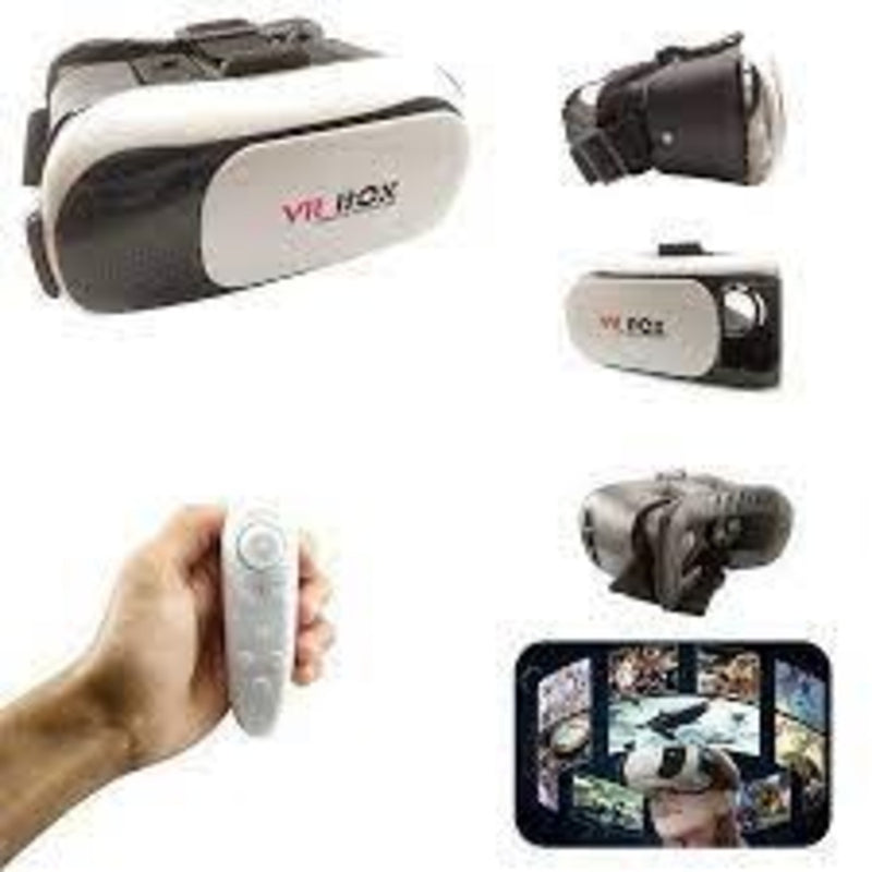 Oculos Realidade Virtual Cardboard 3d Rift + Controle Vr Box