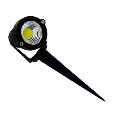 Luminária Espeto Jardim Cob Led 7w Prova Dágua Bivolt Branco