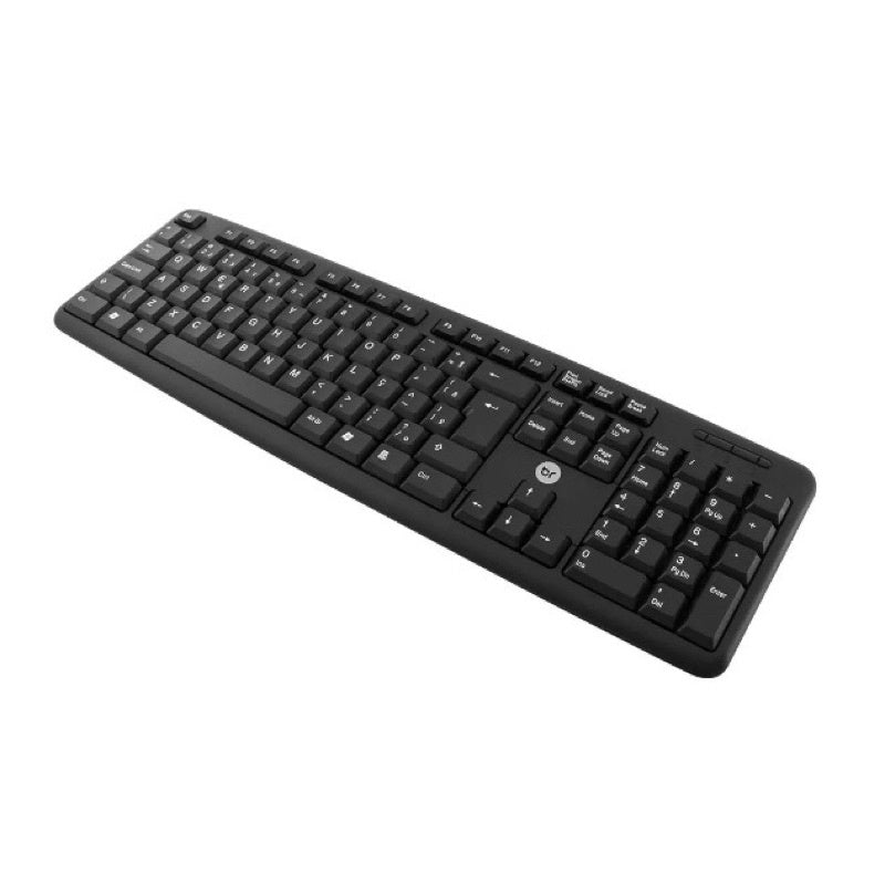 Teclado para PC Simples Confortável USB ABNT2 Preto