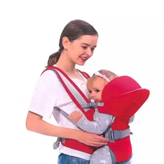 Suporte Baby Canguru Para Bebe Vermelho