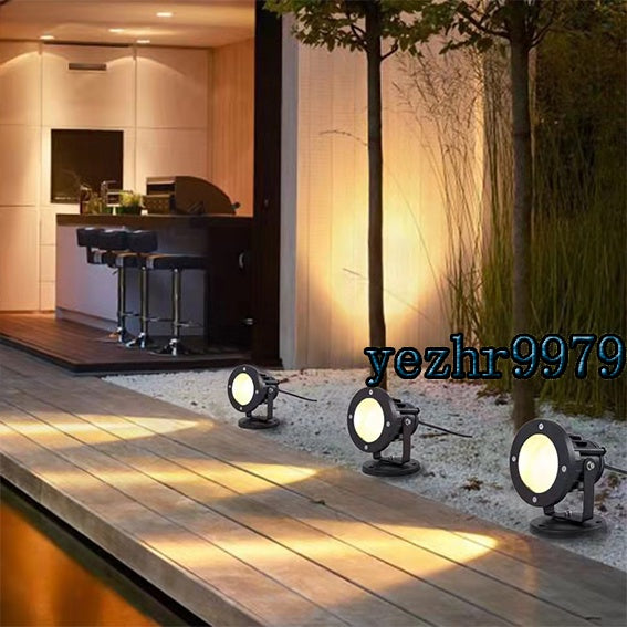 Luminária Espeto Jardim Cob Led 7w Prova Dágua Bivolt Branco