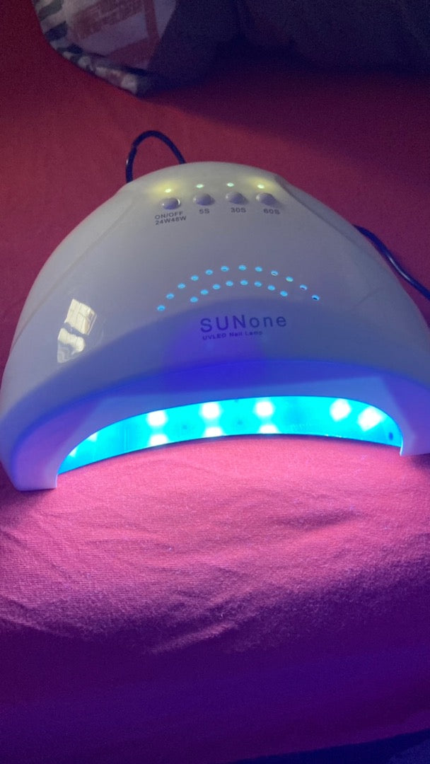 Cabine Sun One Led Uv 48w Manicure Profissional Bivolt 30 Leds