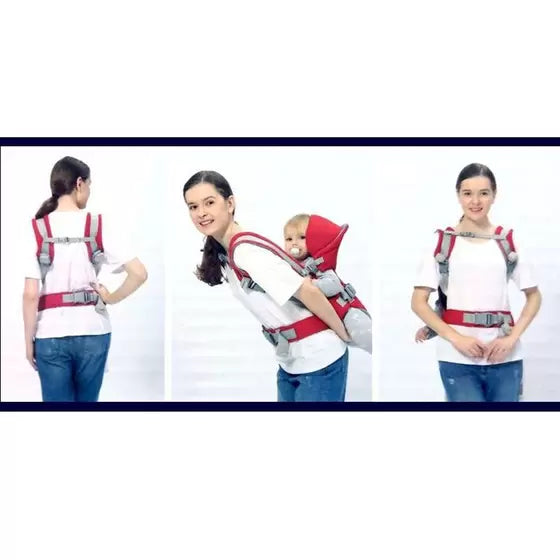 Suporte Baby Canguru Para Bebe Vermelho