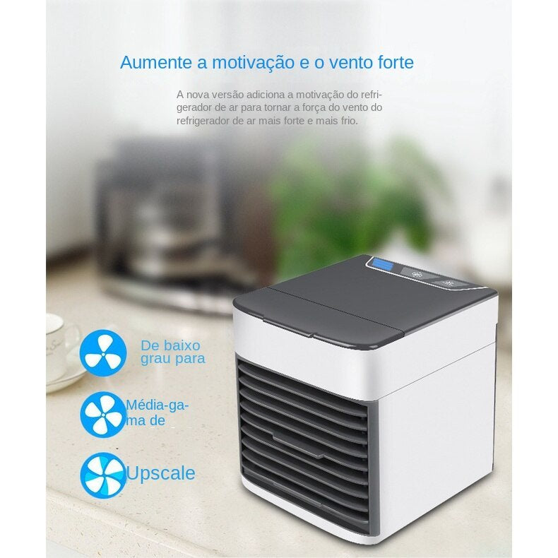 Mini Refrigerador De Ar Elétrico Doméstico Ventilador Multifuncional USB Novo Estilo Miniatura De Mesa Móvel Portátil Condicionador