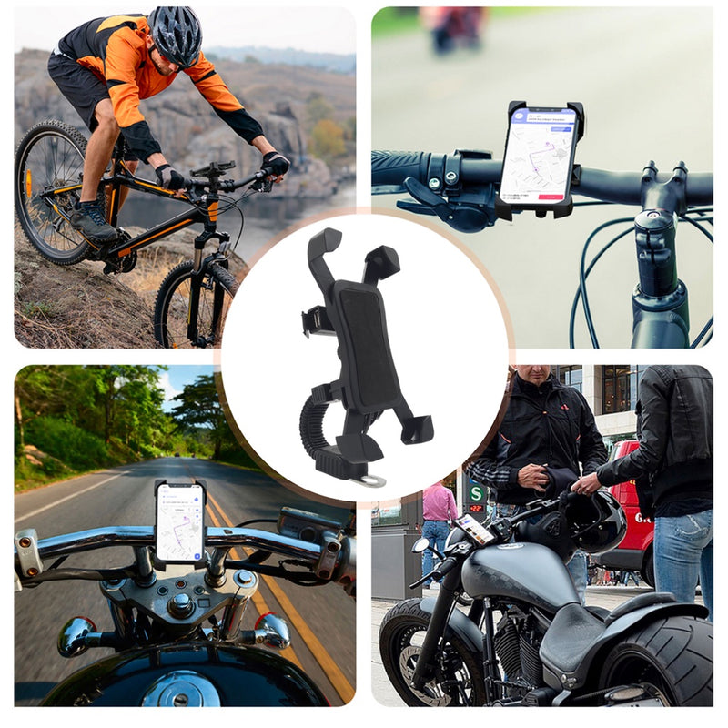 Suporte De Celular Gps Para Moto Com Carregador Usb Universal Fixa Retrovisor